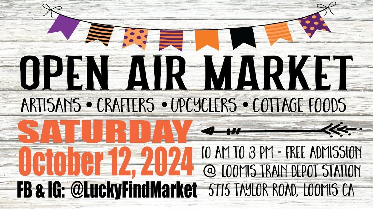 Fall Open Air Market: Shop Local Treasures in Loomis, CA