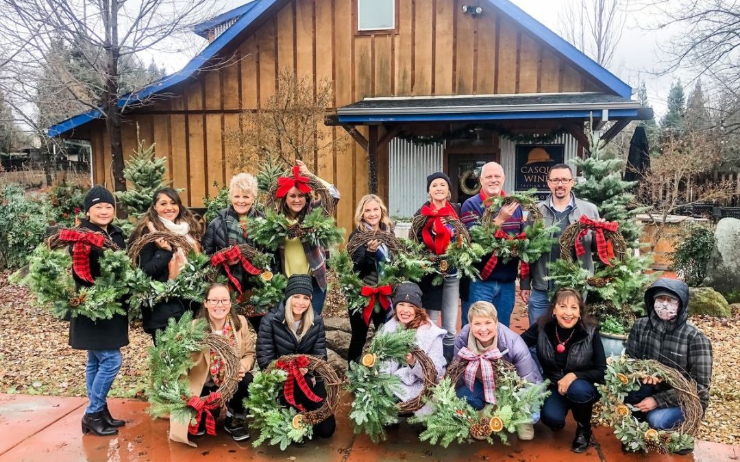 The Holiday Wreath Workshop at The Flower Farm: A Festive DIY Adventure