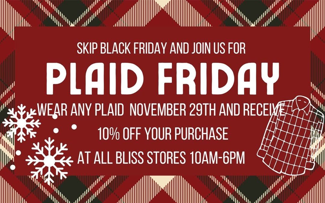 Plaid Friday: A Colorful Twist on Black Friday Shopping